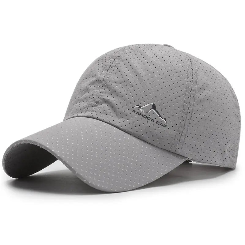 Men's and women's quick drying hats, summer outdoor sun protection and shading thin baseball caps, breathable sun duckbill caps