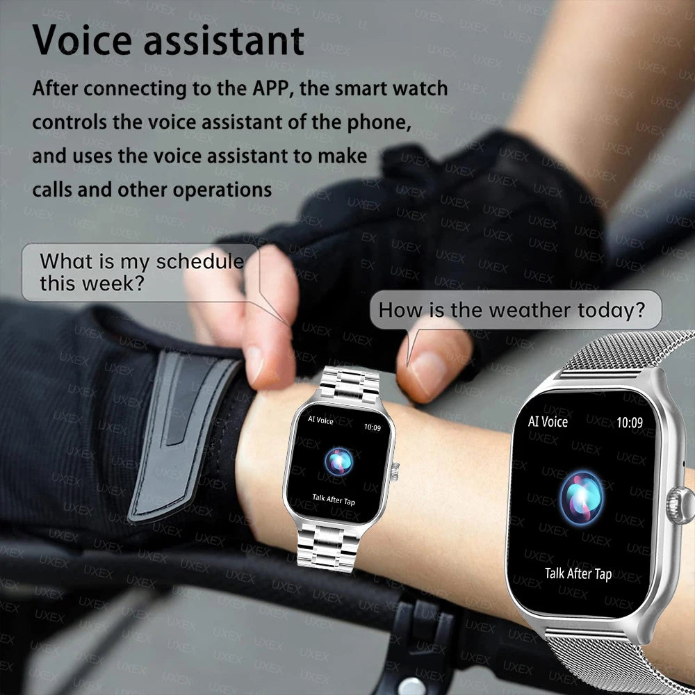 Smart Watch Plus Men Women Plus Full Touch Screen Sports Fitness Watch Bluetooth Call Android Phone Digital Multidial Smartwatch