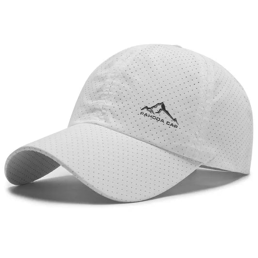 Men's and women's quick drying hats, summer outdoor sun protection and shading thin baseball caps, breathable sun duckbill caps