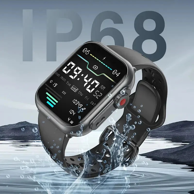 2025 New For Huawei Xiaomi Smart Watch Men Women 1.85-Inch HD AMOLED Full Touch Screen IP68 Waterproof Bluetooth Call SmartWatch