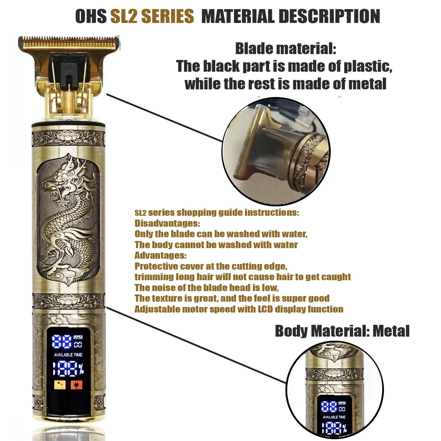 T9 Cordless Electric Hairber Shaver Hair Trimer Home Appliances Travel Barber Razors Shaving Machine for Men Trimmer Man