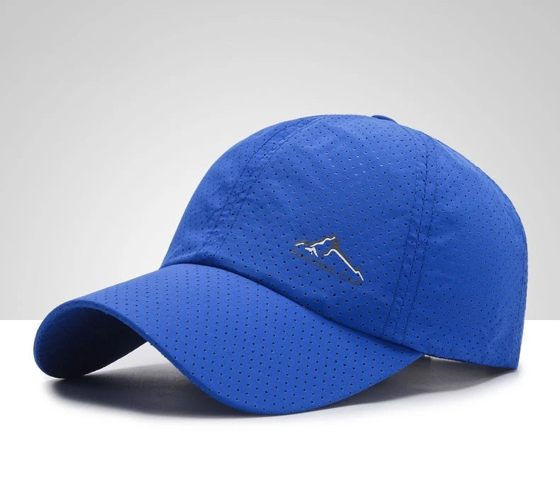 Men's and women's quick drying hats, summer outdoor sun protection and shading thin baseball caps, breathable sun duckbill caps