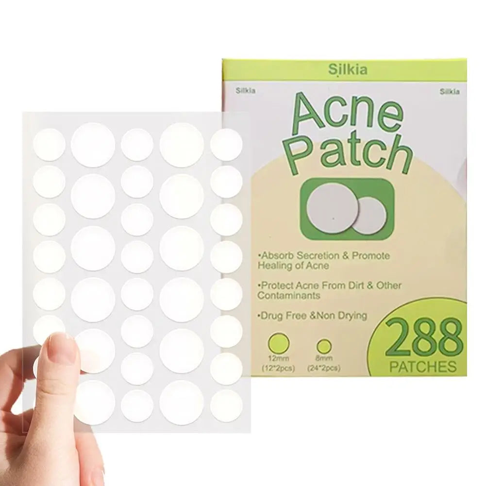 Round Hydrocolloid Acne Patches Waterproof Removal Pimple Invisible Sticker Lightweight Breathable Concealer Face Skin Care