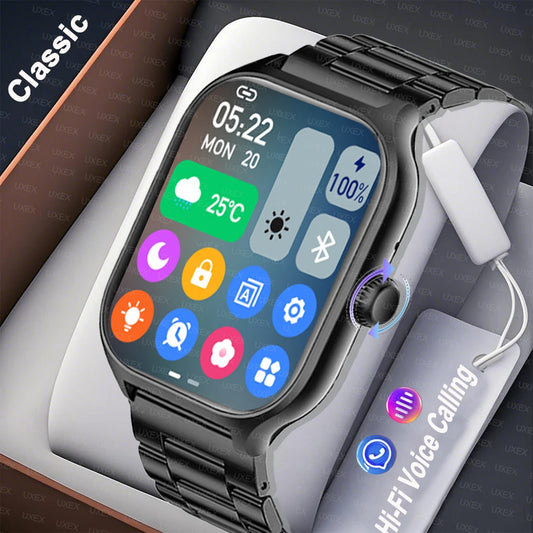 Smart Watch Plus Men Women Plus Full Touch Screen Sports Fitness Watch Bluetooth Call Android Phone Digital Multidial Smartwatch