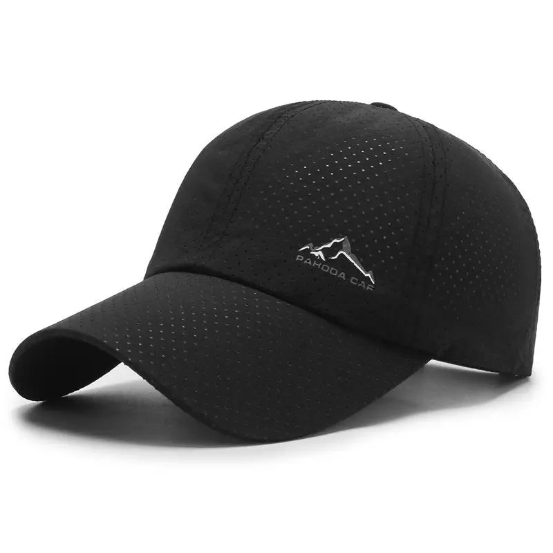 Men's and women's quick drying hats, summer outdoor sun protection and shading thin baseball caps, breathable sun duckbill caps