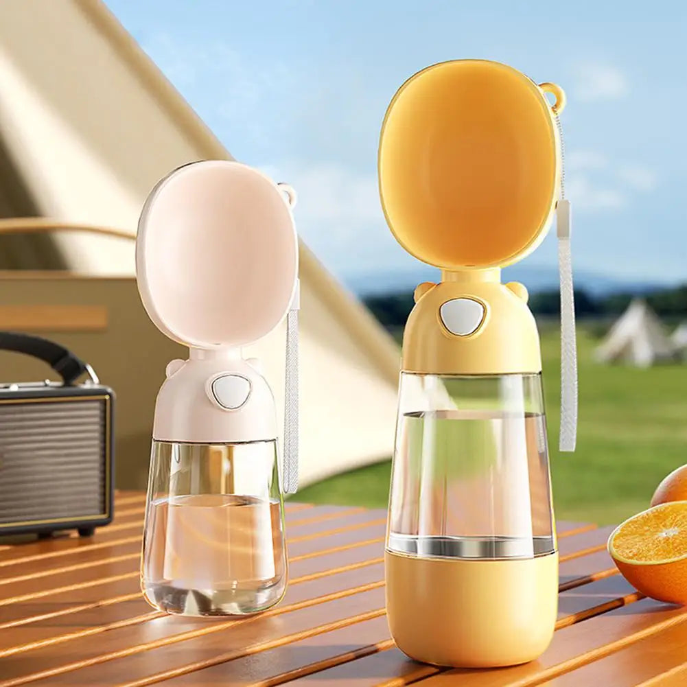Dog Portable Water Bowl Portable Food Grade Material Dog Cat Travel Pet Water Cup Bottle With Food Dispenser Pet Dog Supplies